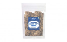 Delight Foods Jaggery Banana Chips   Shrink Pack  250 grams